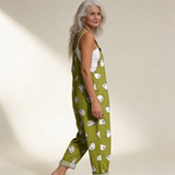 Jumpsuit - Playful Chicken Motif