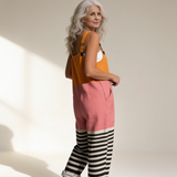 Jumpsuit - Modern Jumpsuit in Color Block Design