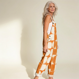 Jumpsuit - Retro Sun Motif Radiant