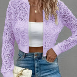 Colette | Lace Crop Jacket
