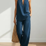 Ivy™ | Vintage Denim Two-Piece Set