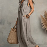 Sienna | Boho Ruffle Maxi Dress