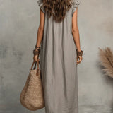 Sienna | Boho Ruffle Maxi Dress