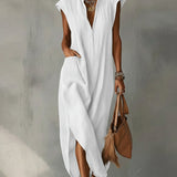 Elara | Ruffle Spring Maxi Dress
