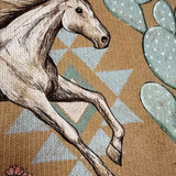 Perpetua™ | Desert Horse and Cactus Zip Cardigan