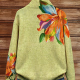 Ophelia | Tropical Lily Zip Cardigan