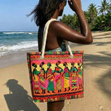 Quilted Beach Bag Melanin Queens