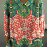 Samantha - Regal Lotus Blouse